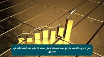 جني أرباح.. الذهب يتراجع بعد وصوله لأعلى سعر تاريخي يثير المفاجآت في السوق
